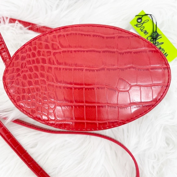 Sam Edelman Red Straw Crossbody Bag - Picture 7 of 10